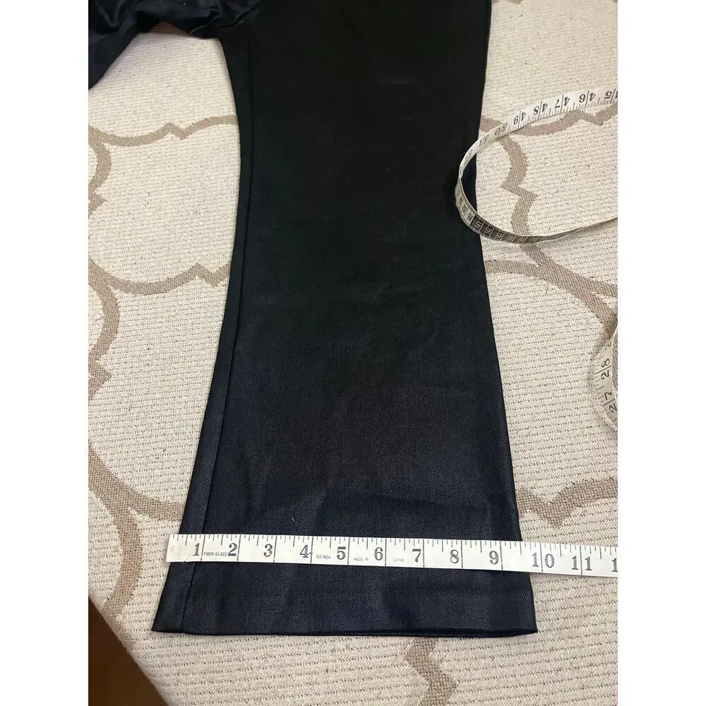 Tuckernuck Black Wax Ashford High Rise Cropped kick hem Pants,MSRP $148,size XXL